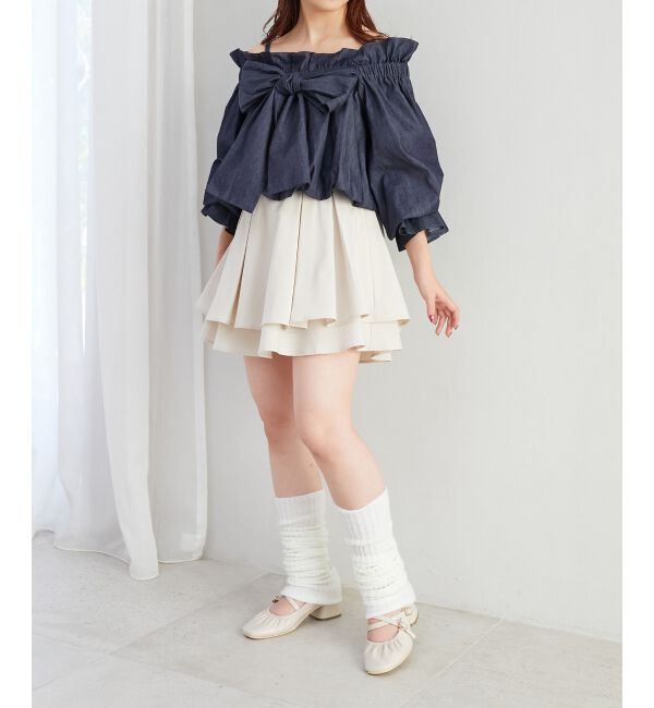 MAJESTICLEGON「レディギャザーストラップパンプス」|パンプス|