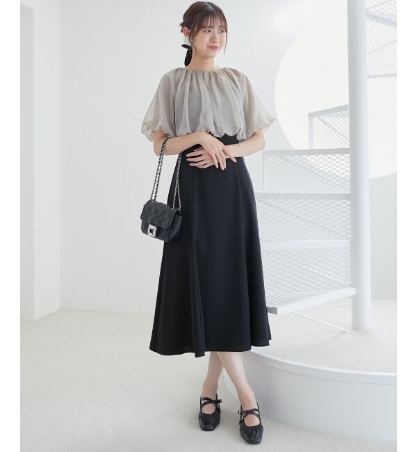 MAJESTICLEGON「レディギャザーストラップパンプス」|パンプス|