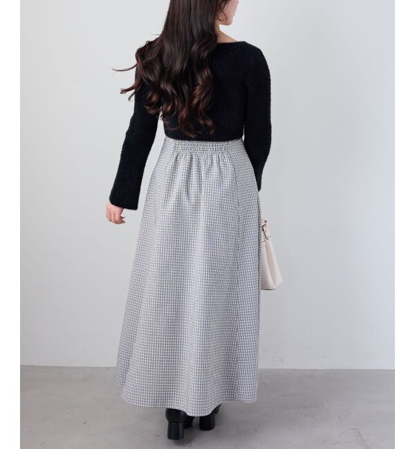  「シャギーカーデセットキャミワンピース」|ワンピース|