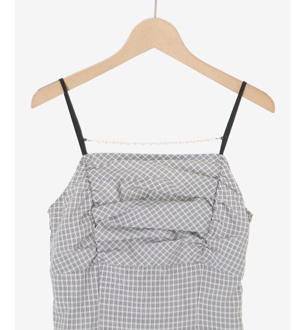  「シャギーカーデセットキャミワンピース」|ワンピース|