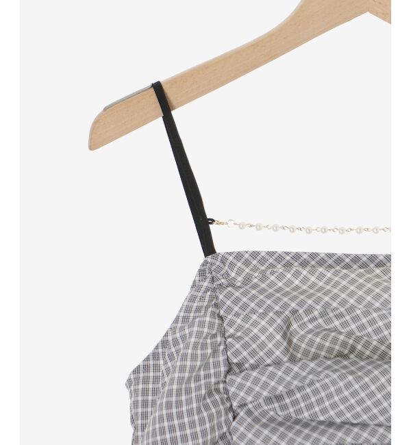  「シャギーカーデセットキャミワンピース」|ワンピース|