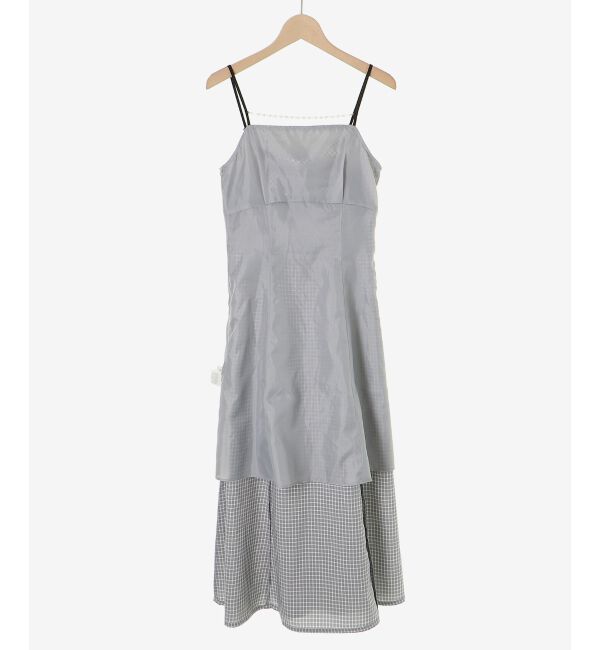  「シャギーカーデセットキャミワンピース」|ワンピース|