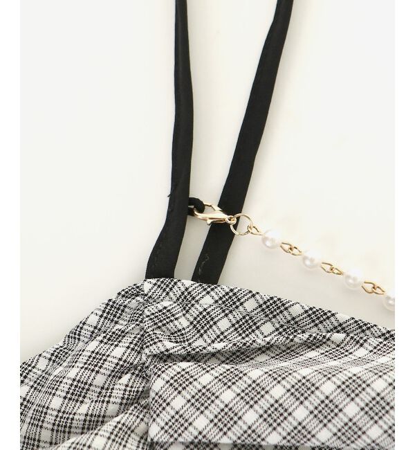  「シャギーカーデセットキャミワンピース」|ワンピース|