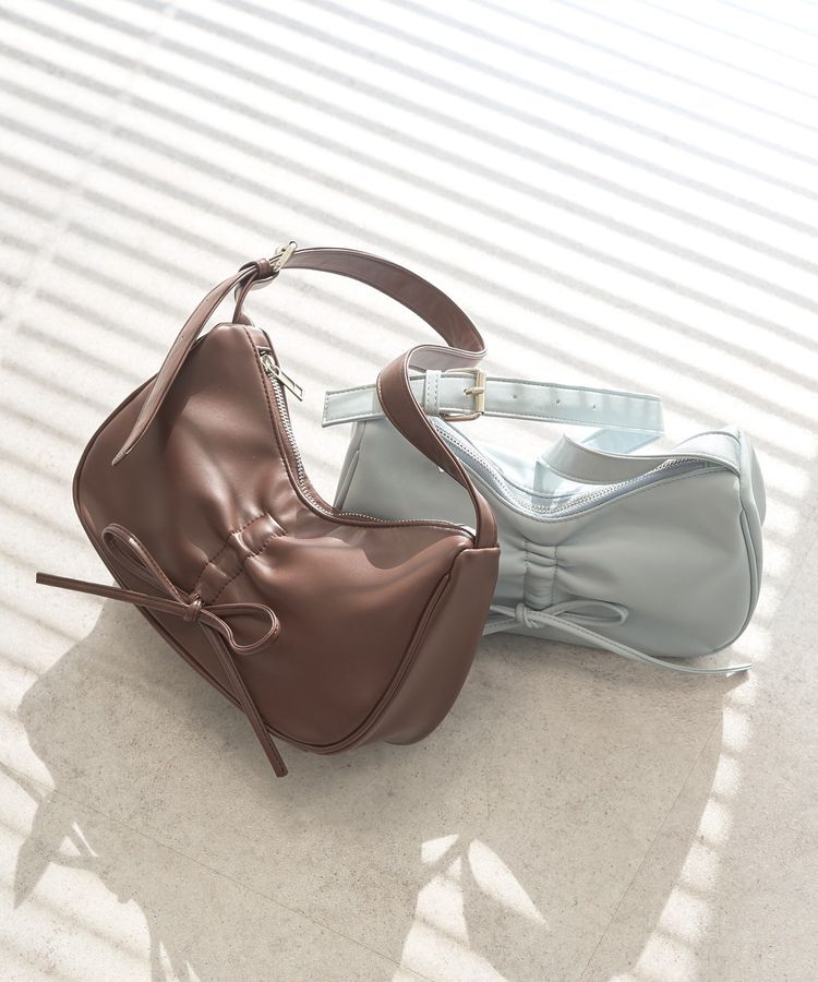 earth music&ecology「リボンドロストハンドバッグ」|ハンドバッグ|