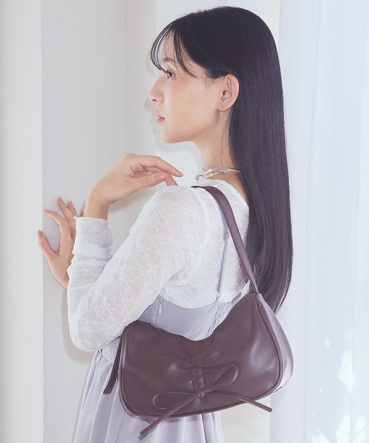 earth music&ecology「リボンドロストハンドバッグ」|ハンドバッグ|