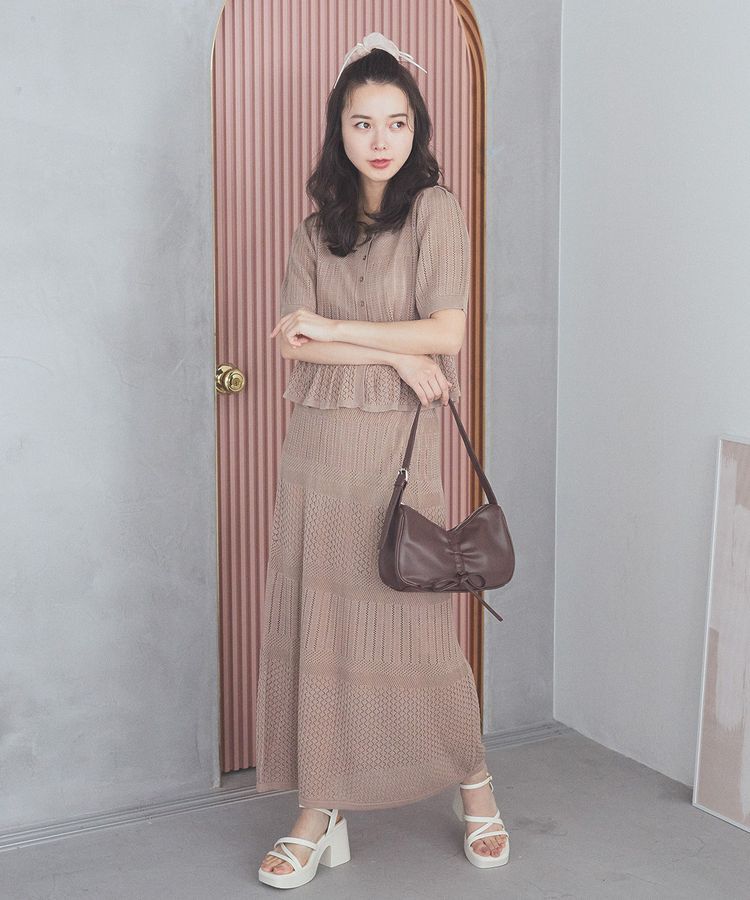 earth music&ecology「リボンドロストハンドバッグ」|ハンドバッグ|