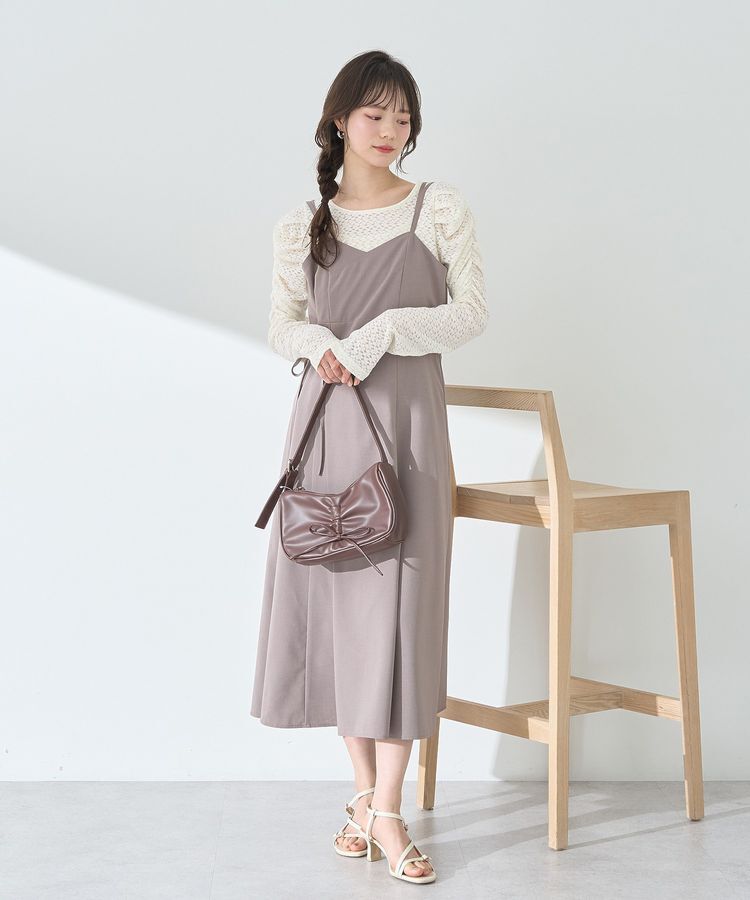 earth music&ecology「リボンドロストハンドバッグ」|ハンドバッグ|