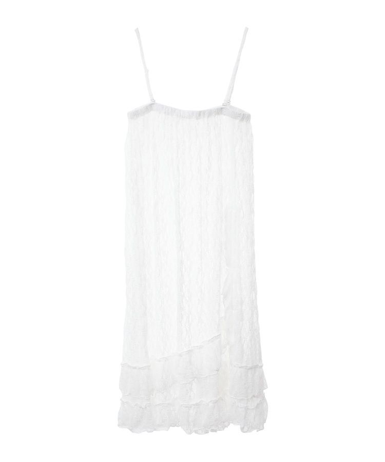 earth music&ecology「2wayレースレイヤードスカート」|スカート|