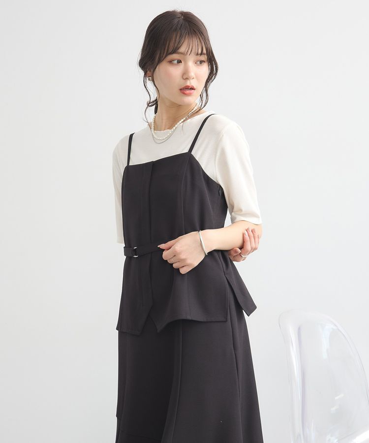 earth music&ecology「リブメローショートスリーブプルオーバー」|Tシャツ・カットソー|