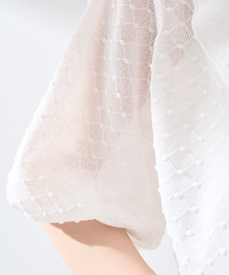 earth music&ecology「ラッフルカットショートボレロ」|カーディガン|