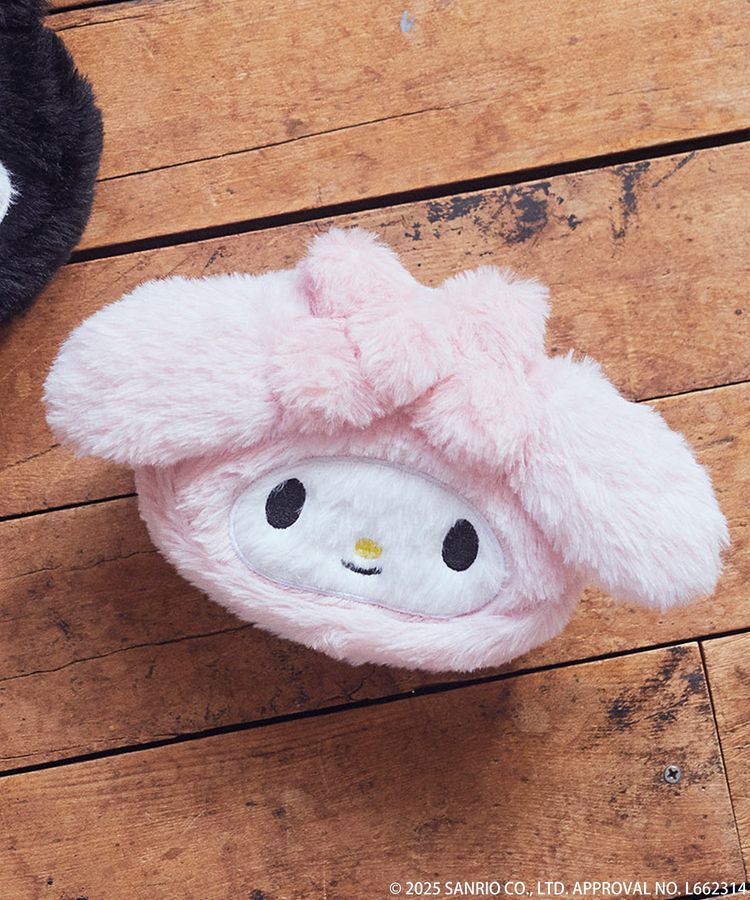 earth music&ecology「マイメロディ&クロミ/earth フェイスポーチ」|ポーチ|