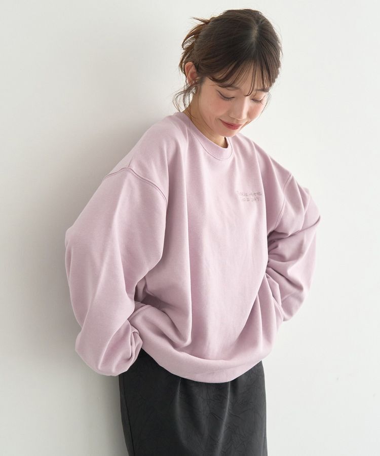 earth music&ecology「サイドリブロゴスウェット」|スウェット・ジャージ|