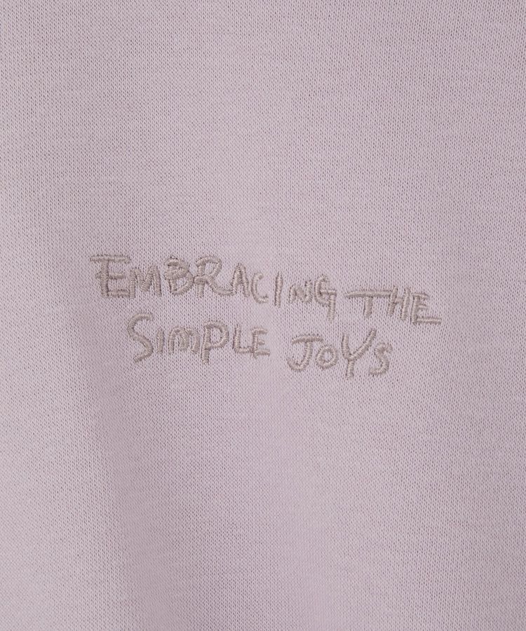 earth music&ecology「サイドリブロゴスウェット」|スウェット・ジャージ|