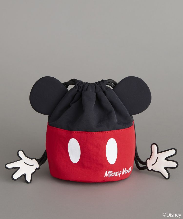 earth music&ecology「Disney/アソート巾着ポーチ」|ポーチ|Black