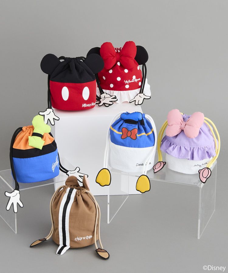 earth music&ecology「Disney/アソート巾着ポーチ」|ポーチ|