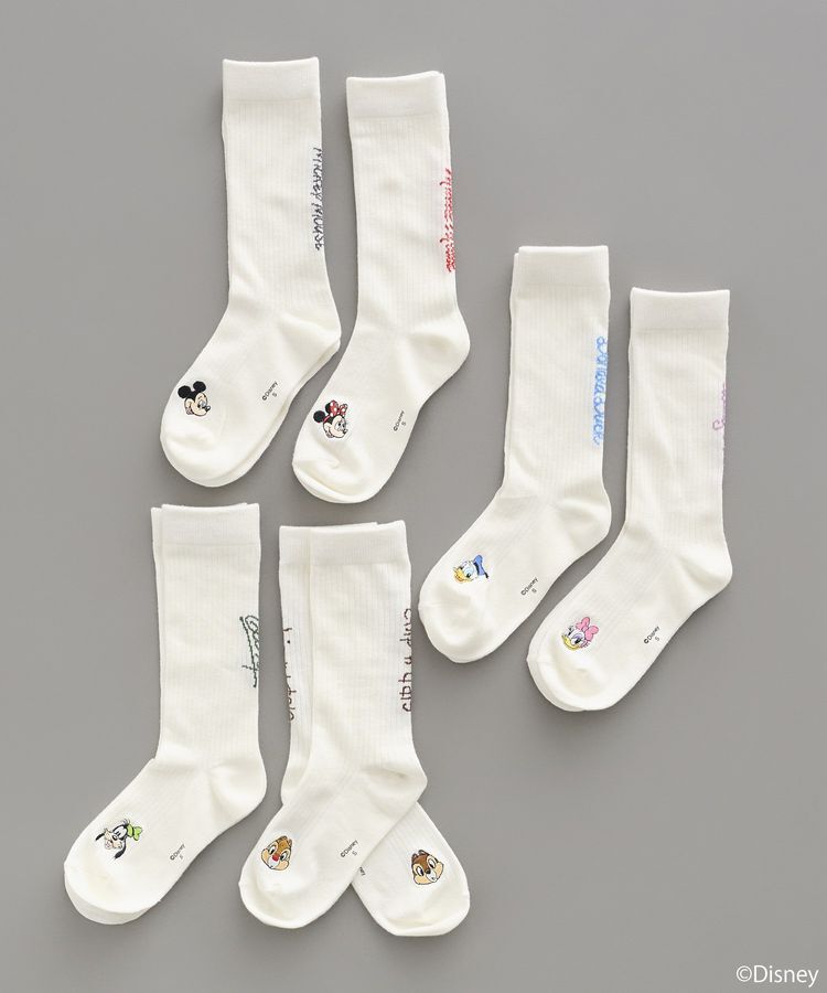 earth music&ecology「Disney/アソート刺繍入り靴下」|その他|