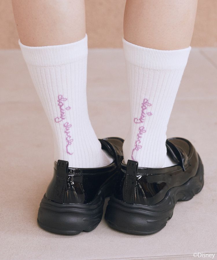 earth music&ecology「Disney/アソート刺繍入り靴下」|その他|