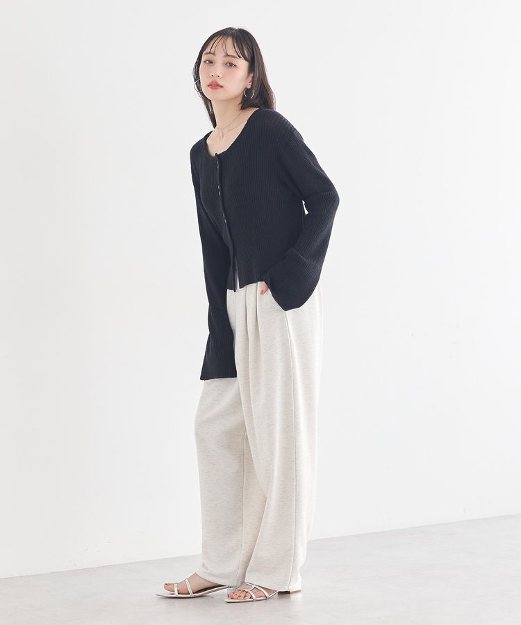 earth music&ecology「レースレイヤード風スウェットパンツ」|その他|