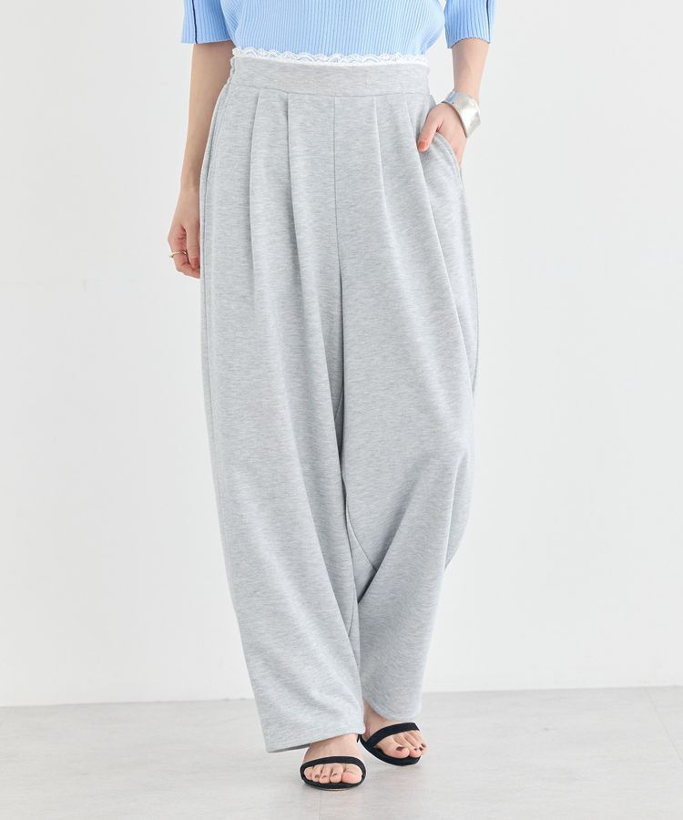 earth music&ecology「レースレイヤード風スウェットパンツ」|その他|