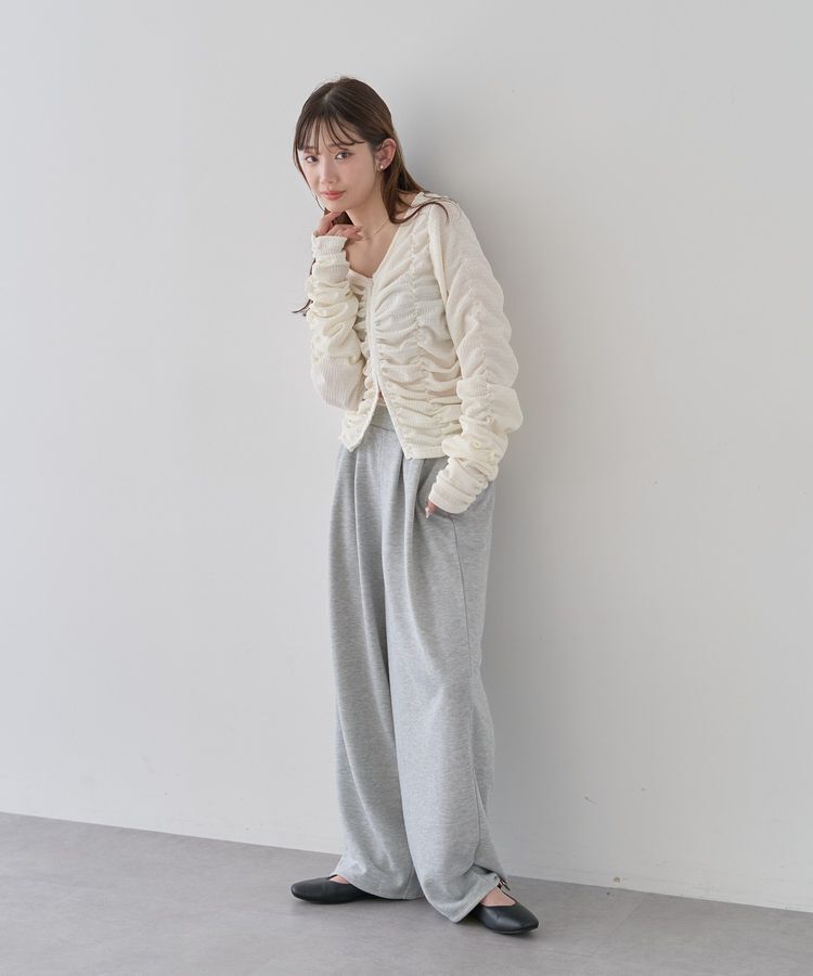 earth music&ecology「レースレイヤード風スウェットパンツ」|その他|
