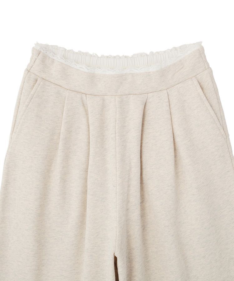 earth music&ecology「レースレイヤード風スウェットパンツ」|その他|