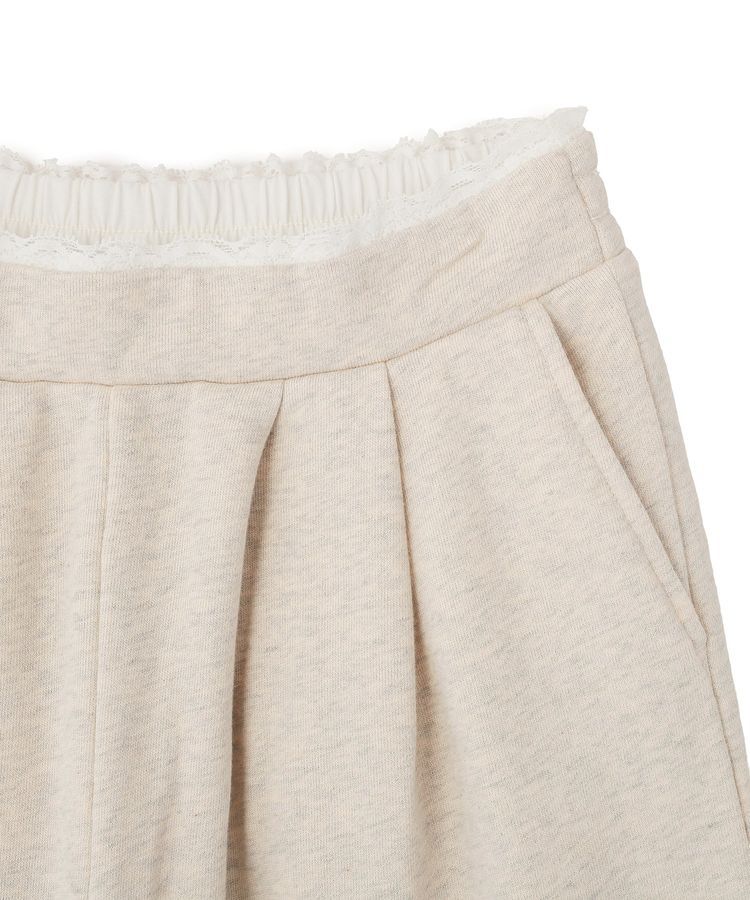 earth music&ecology「レースレイヤード風スウェットパンツ」|その他|