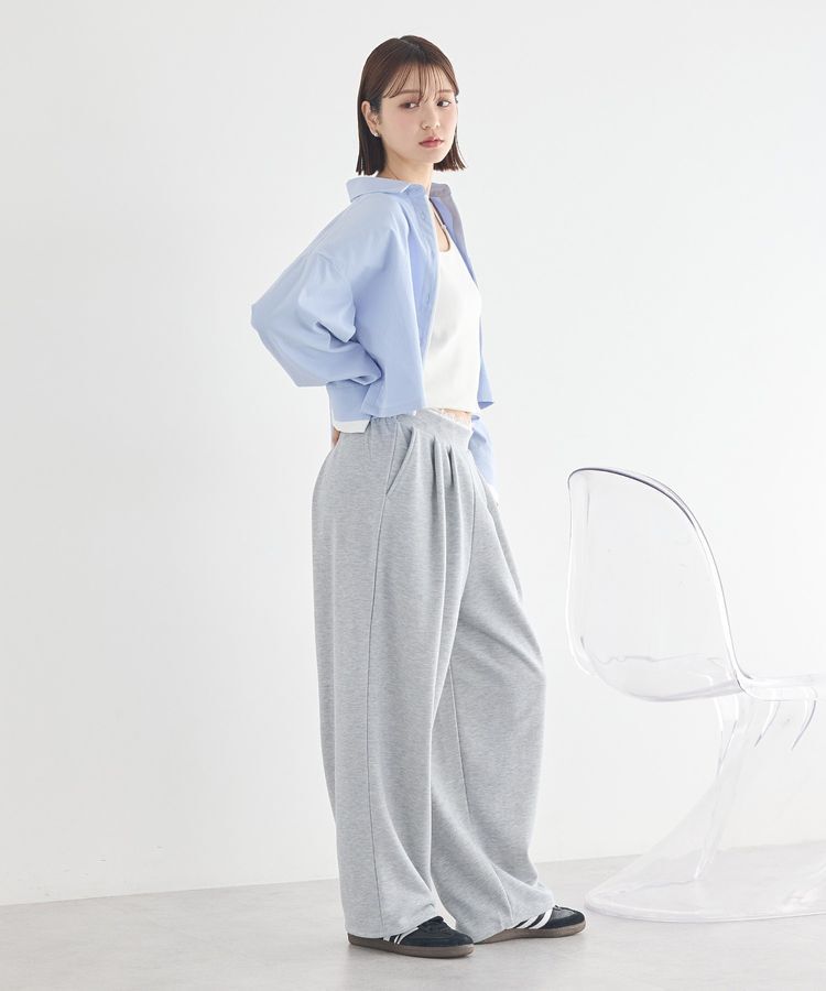 earth music&ecology「レースレイヤード風スウェットパンツ」|その他|