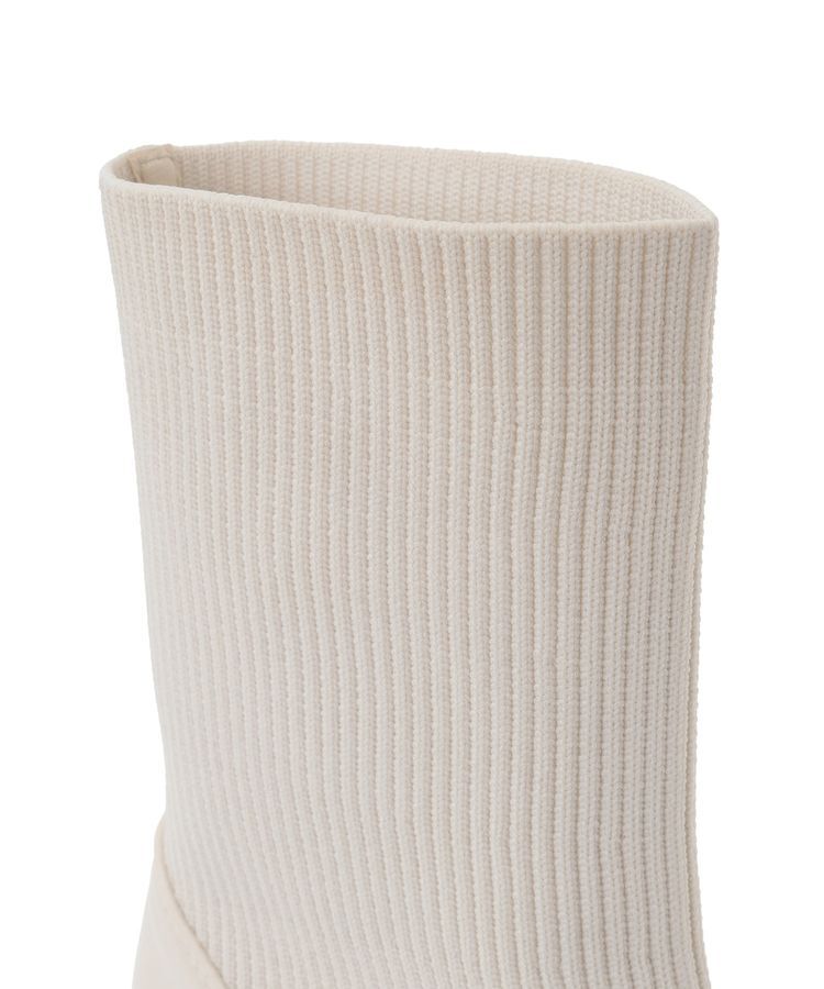 Maison de FLEUR「リボンビジューニットブーツ」|ショートブーツ|