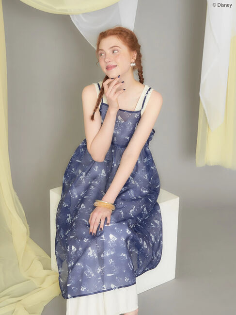 AMERICAN HOLIC「総柄シアーキャミワンピース/Disney」|ワンピース|