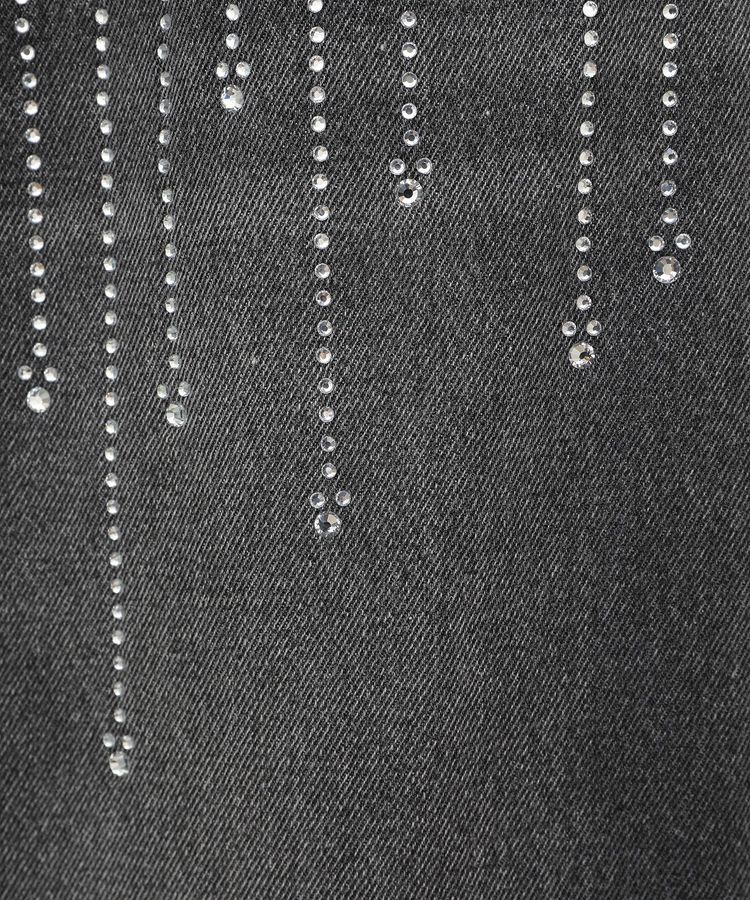 AMERICAN HOLIC「ラインストーンデニムスカート/Disney」|タイト|