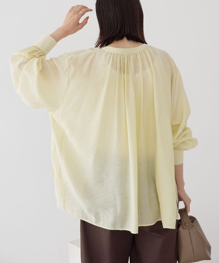 AMERICAN HOLIC「スキッパーギャザーブラウス」|シャツ・ブラウス|