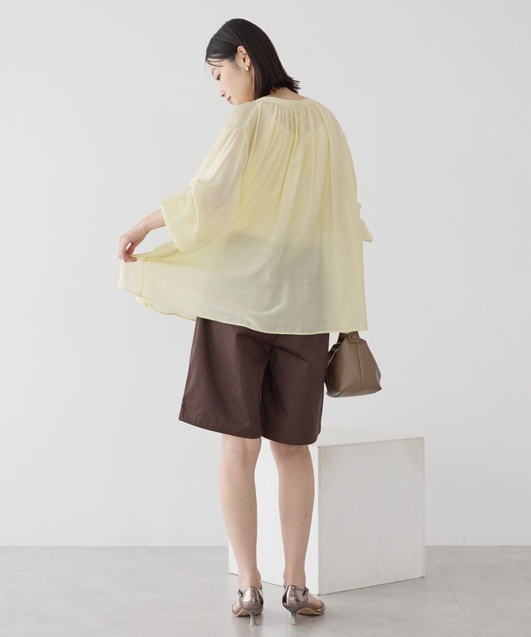 AMERICAN HOLIC「スキッパーギャザーブラウス」|シャツ・ブラウス|