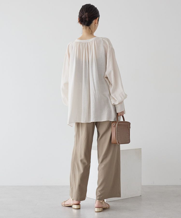 AMERICAN HOLIC「スキッパーギャザーブラウス」|シャツ・ブラウス|