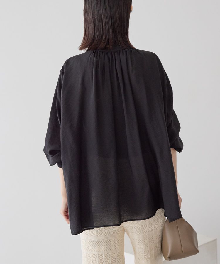 AMERICAN HOLIC「スキッパーギャザーブラウス」|シャツ・ブラウス|