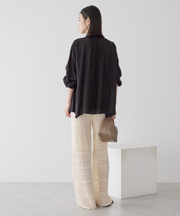 AMERICAN HOLIC「スキッパーギャザーブラウス」|シャツ・ブラウス|