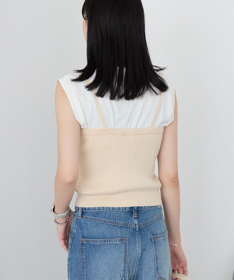 AMERICAN HOLIC「【2WAY】ニットチューブトップ」|ベスト・ジレ|