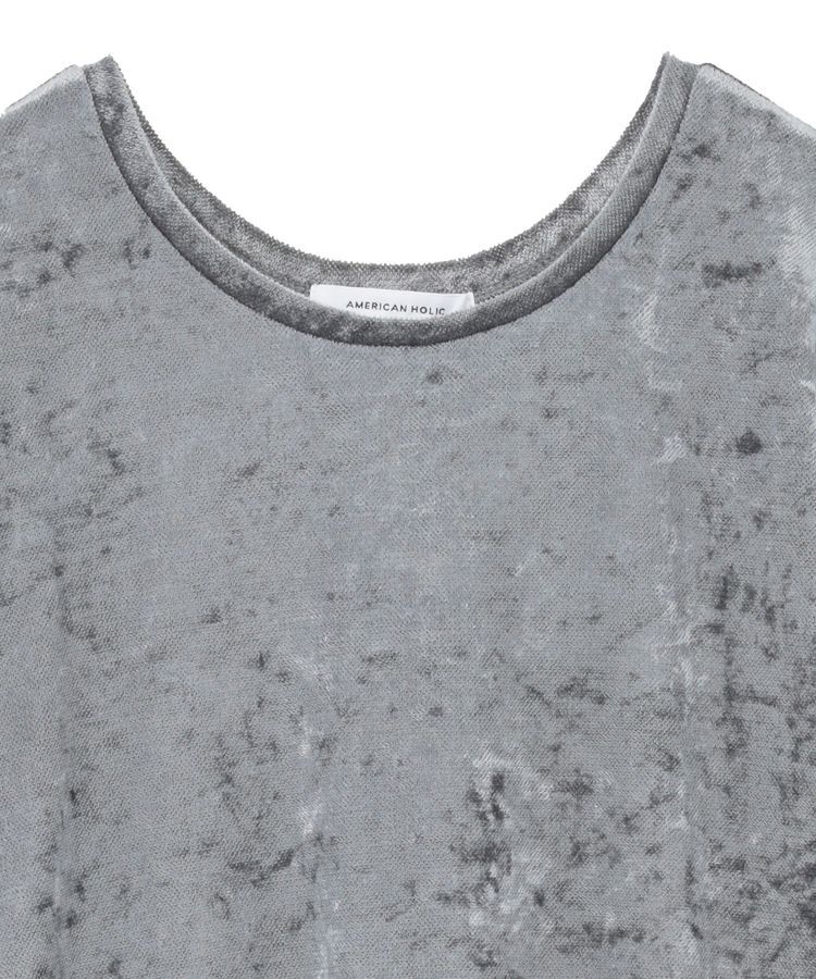AMERICAN HOLIC「シアーベロアプルオーバー」|Tシャツ・カットソー|