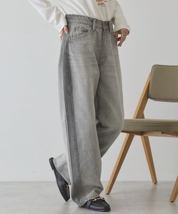 AMERICAN HOLIC「カーブデニムパンツ」|デニム|