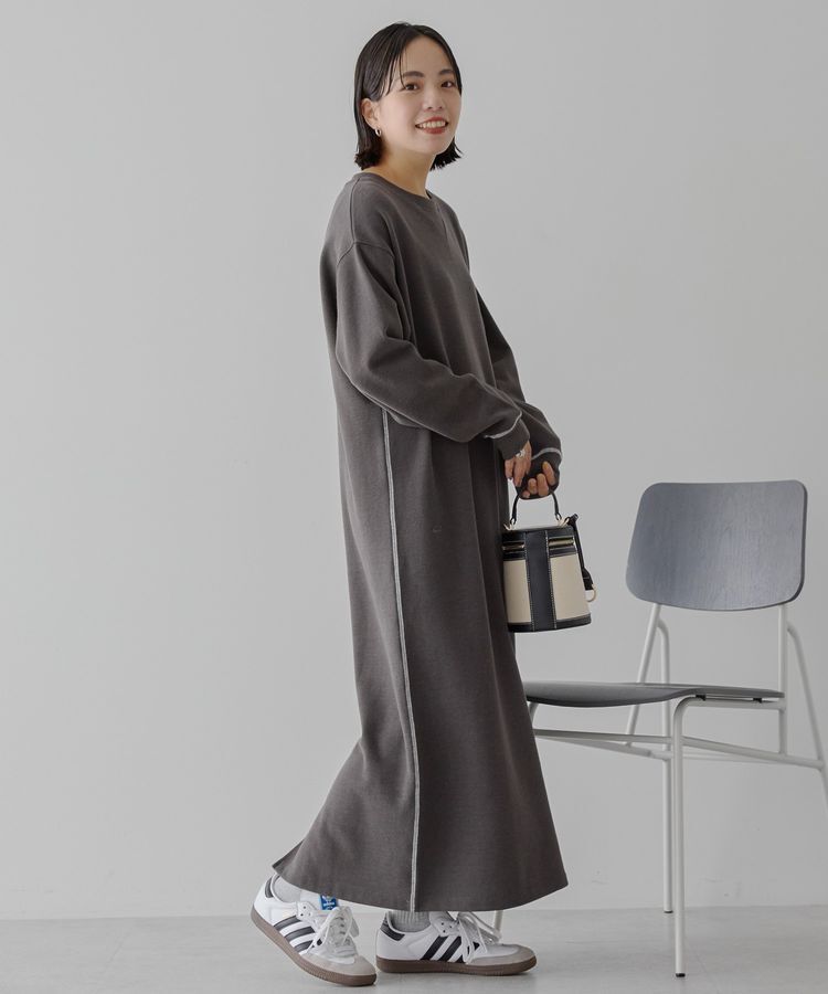 AMERICAN HOLIC「スムース起毛ボックスシルエットワンピース」|ワンピース|