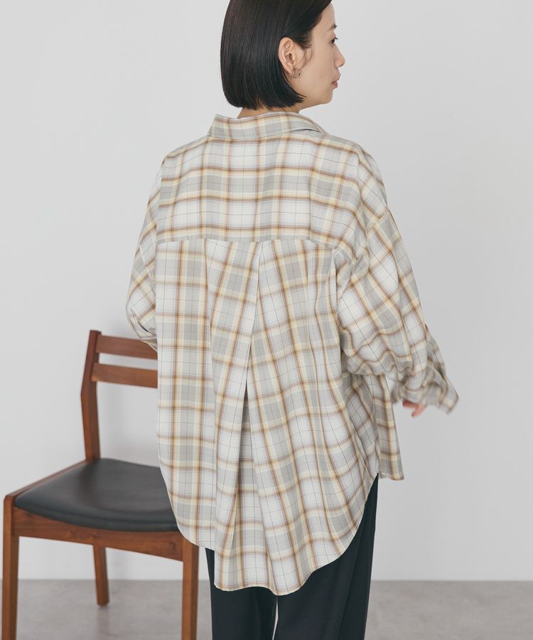 AMERICAN HOLIC「【イージーケア】チェックバックタックシャツ」|シャツ・ブラウス|