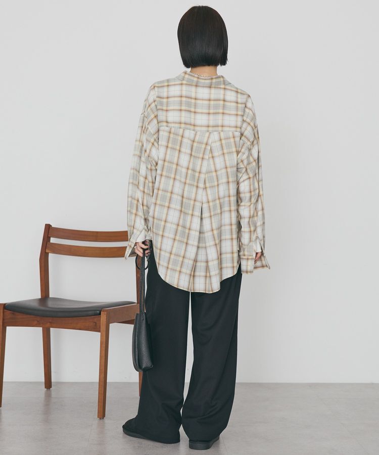 AMERICAN HOLIC「【イージーケア】チェックバックタックシャツ」|シャツ・ブラウス|