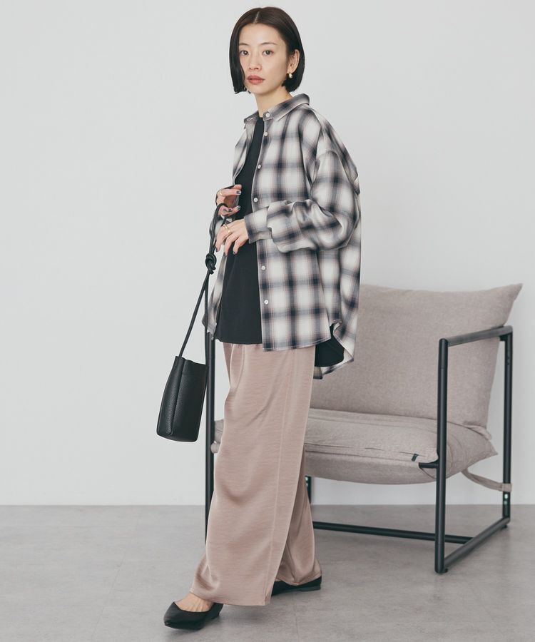 AMERICAN HOLIC「【イージーケア】チェックバックタックシャツ」|シャツ・ブラウス|