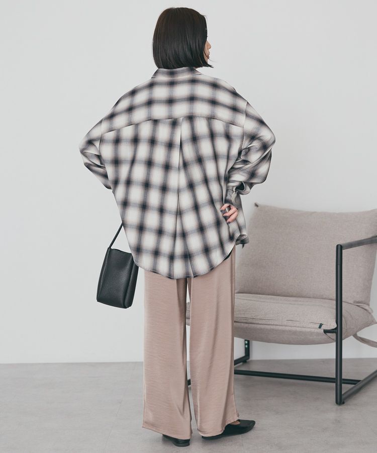 AMERICAN HOLIC「【イージーケア】チェックバックタックシャツ」|シャツ・ブラウス|