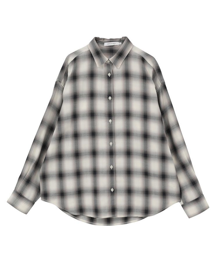 AMERICAN HOLIC「【イージーケア】チェックバックタックシャツ」|シャツ・ブラウス|