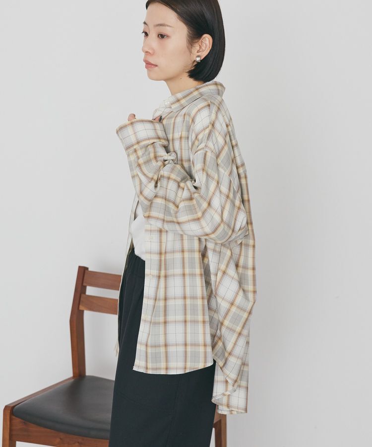 AMERICAN HOLIC「【イージーケア】チェックバックタックシャツ」|シャツ・ブラウス|