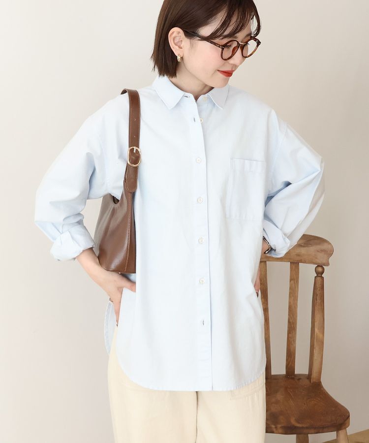 AMERICAN HOLIC「【UVカット】オックスベーシックシャツ」|シャツ・ブラウス|