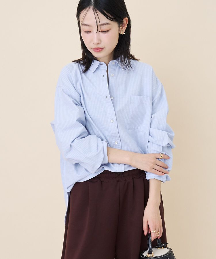 AMERICAN HOLIC「【UVカット】オックスベーシックシャツ」|シャツ・ブラウス|