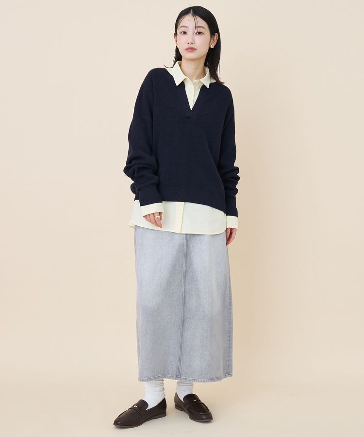 AMERICAN HOLIC「【UVカット】オックスベーシックシャツ」|シャツ・ブラウス|