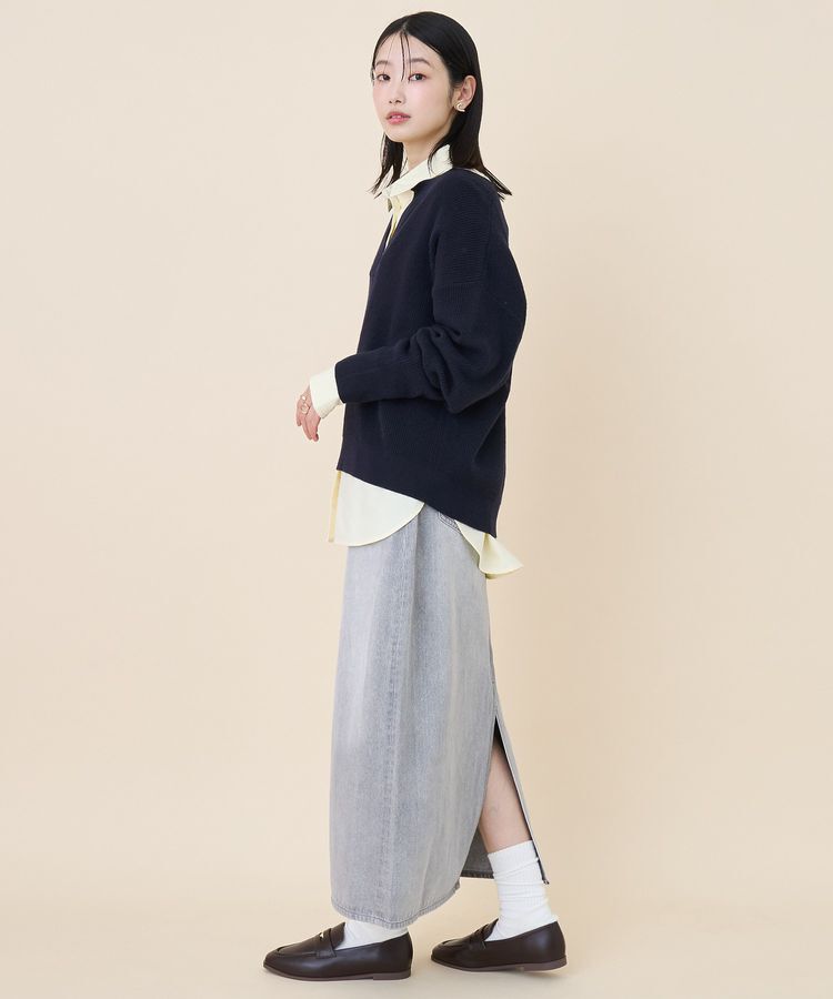 AMERICAN HOLIC「【UVカット】オックスベーシックシャツ」|シャツ・ブラウス|