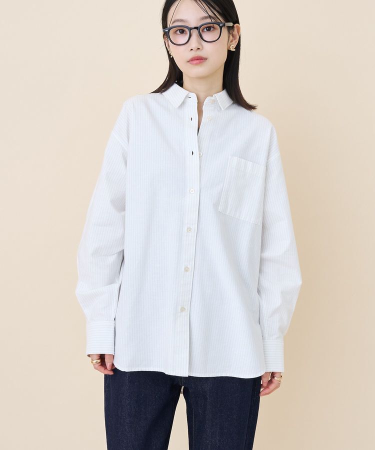 AMERICAN HOLIC「【UVカット】オックスベーシックシャツ」|シャツ・ブラウス|